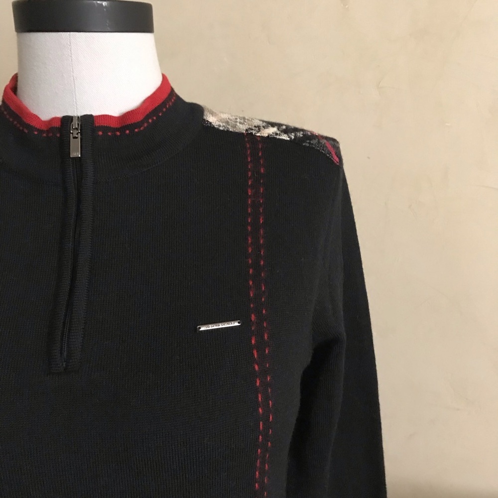 Jack Nicklaus Black Long Sleeve Knit Top - Picture 5 of 10